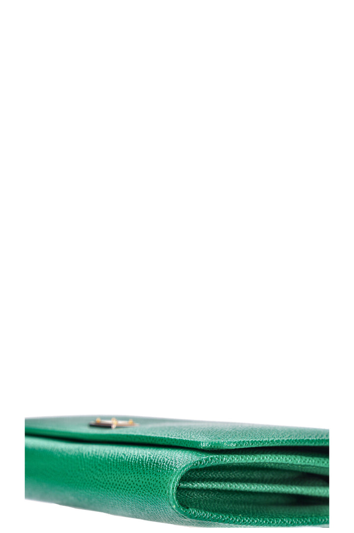 DOLCE&GABBANA Miss Sicily Wallet on Chain Green