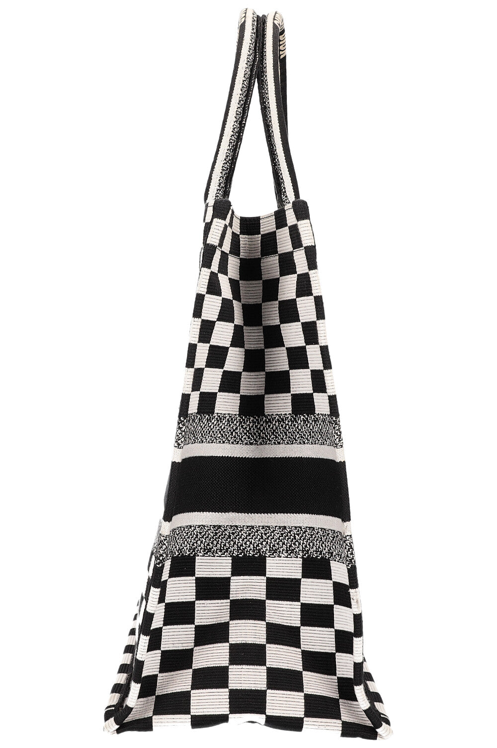 Dior checkered book tote best sale