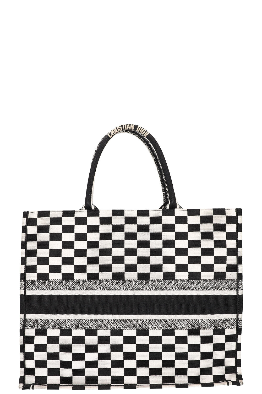 CHRISTIAN DIOR Book Tote Check