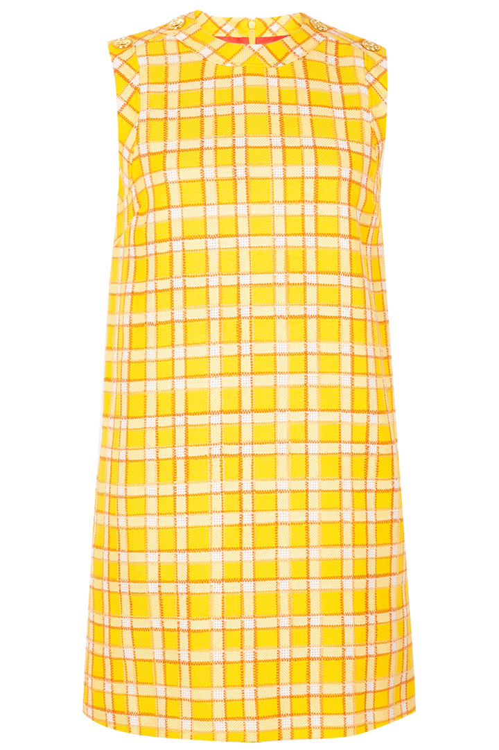 GUCCI Dress Check Yellow