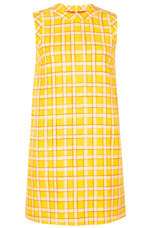 GUCCI Dress Check Yellow