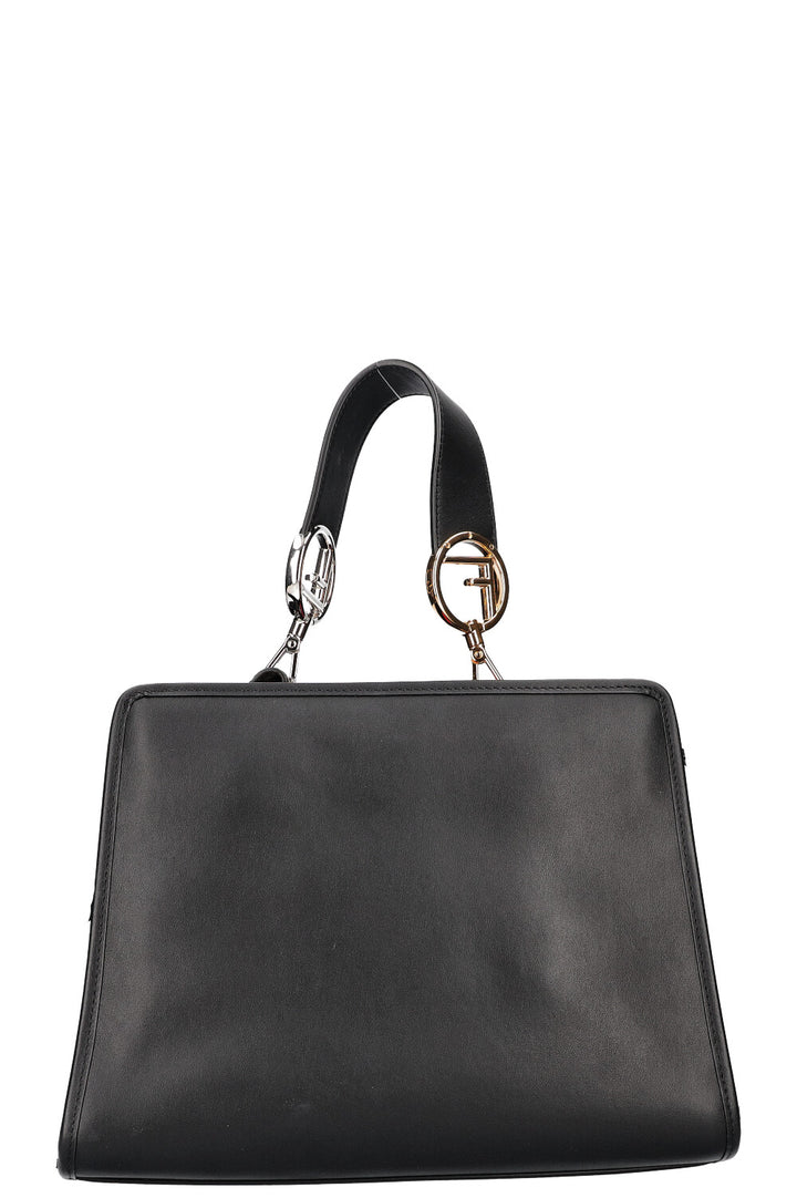 FENDI Runaway Shopping Bag Zucca Black