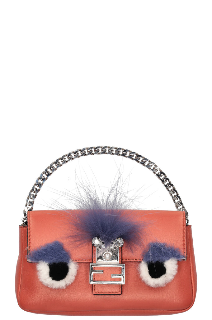 Fendi micro monster baguette deals