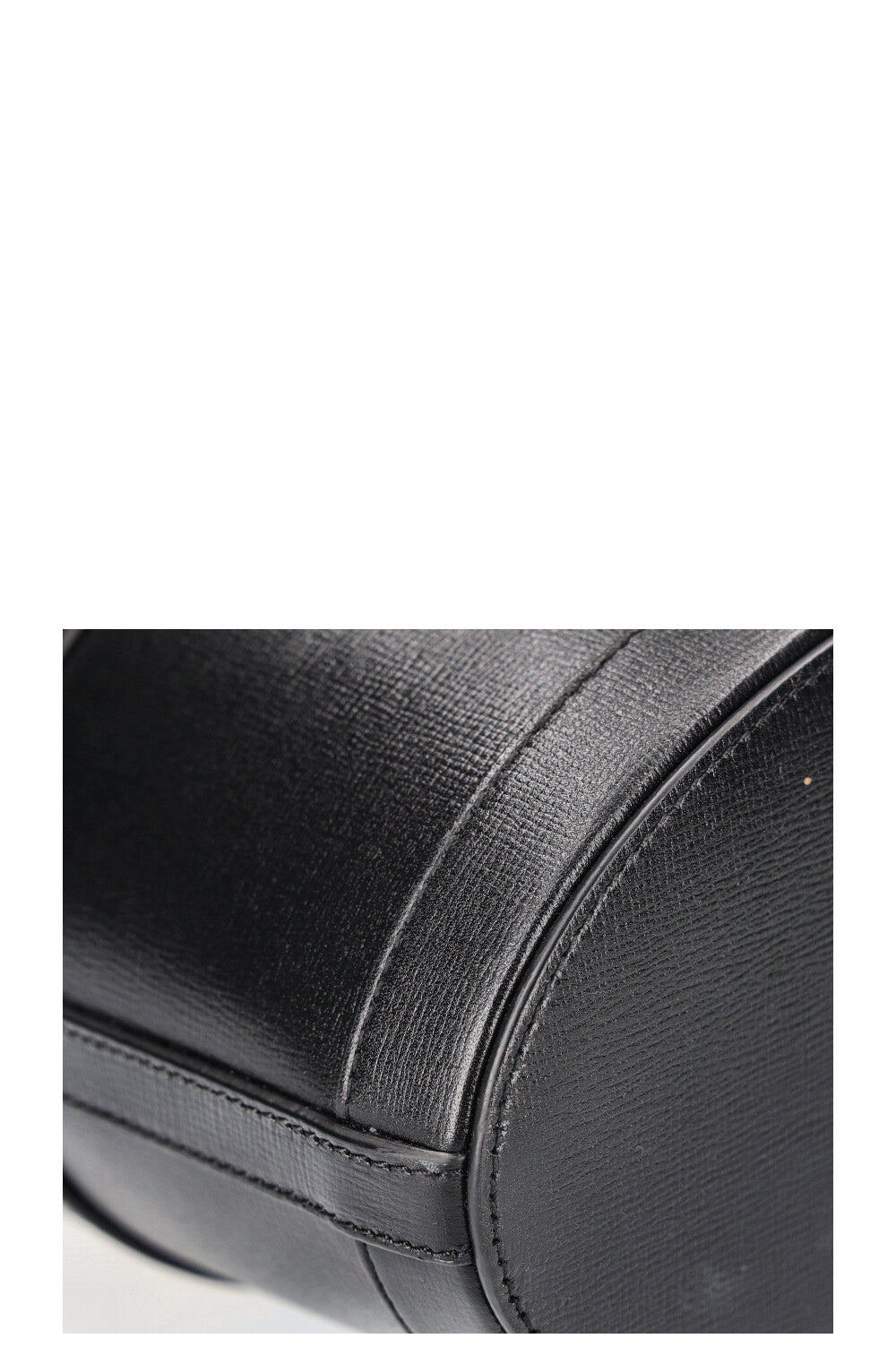GUCCI Horsebit 1955 Bucket Bag Black Beige
