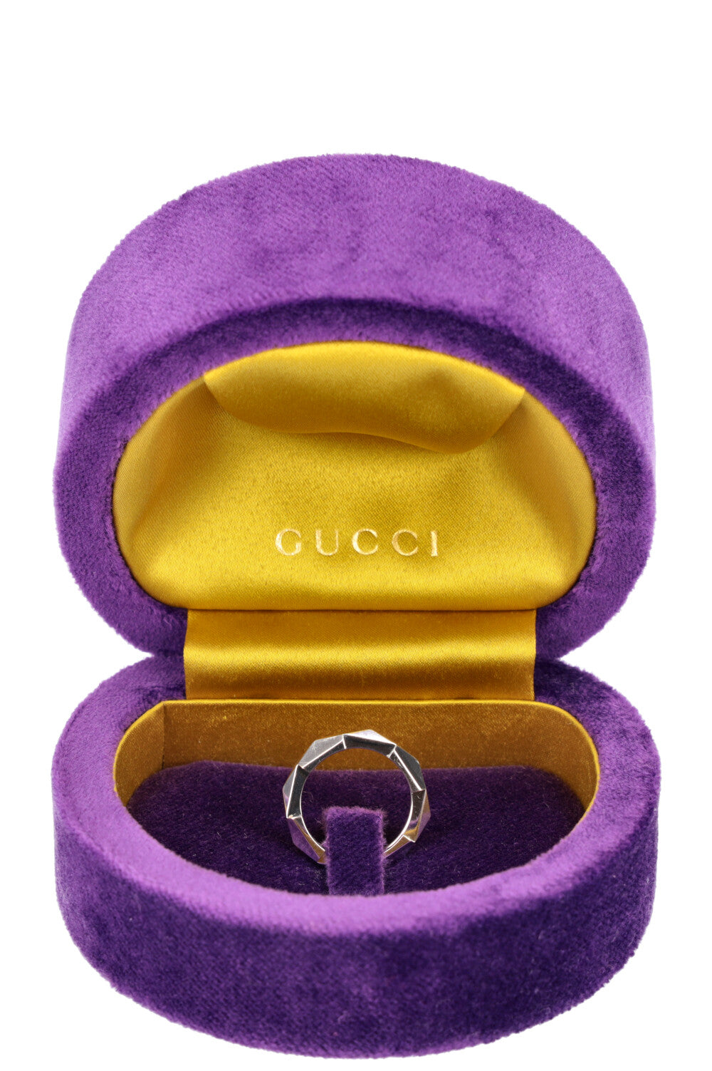 GUCCI Link to Love Ring 18k White Gold