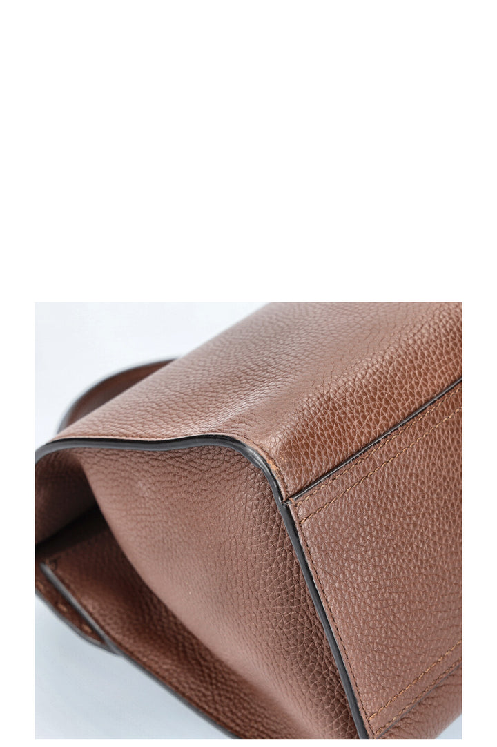 GUCCI Marmont Top Handle Bag Brown