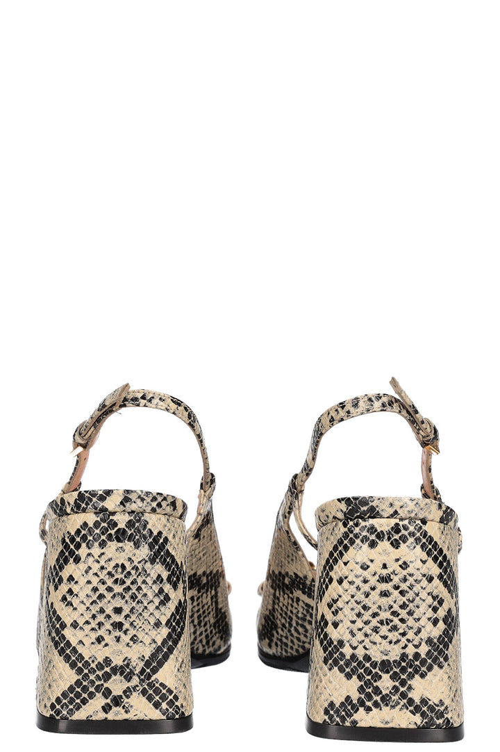 Escarpins à mors GUCCI à imprimé python