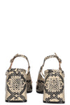 GUCCI Horsebit Heels Python Print