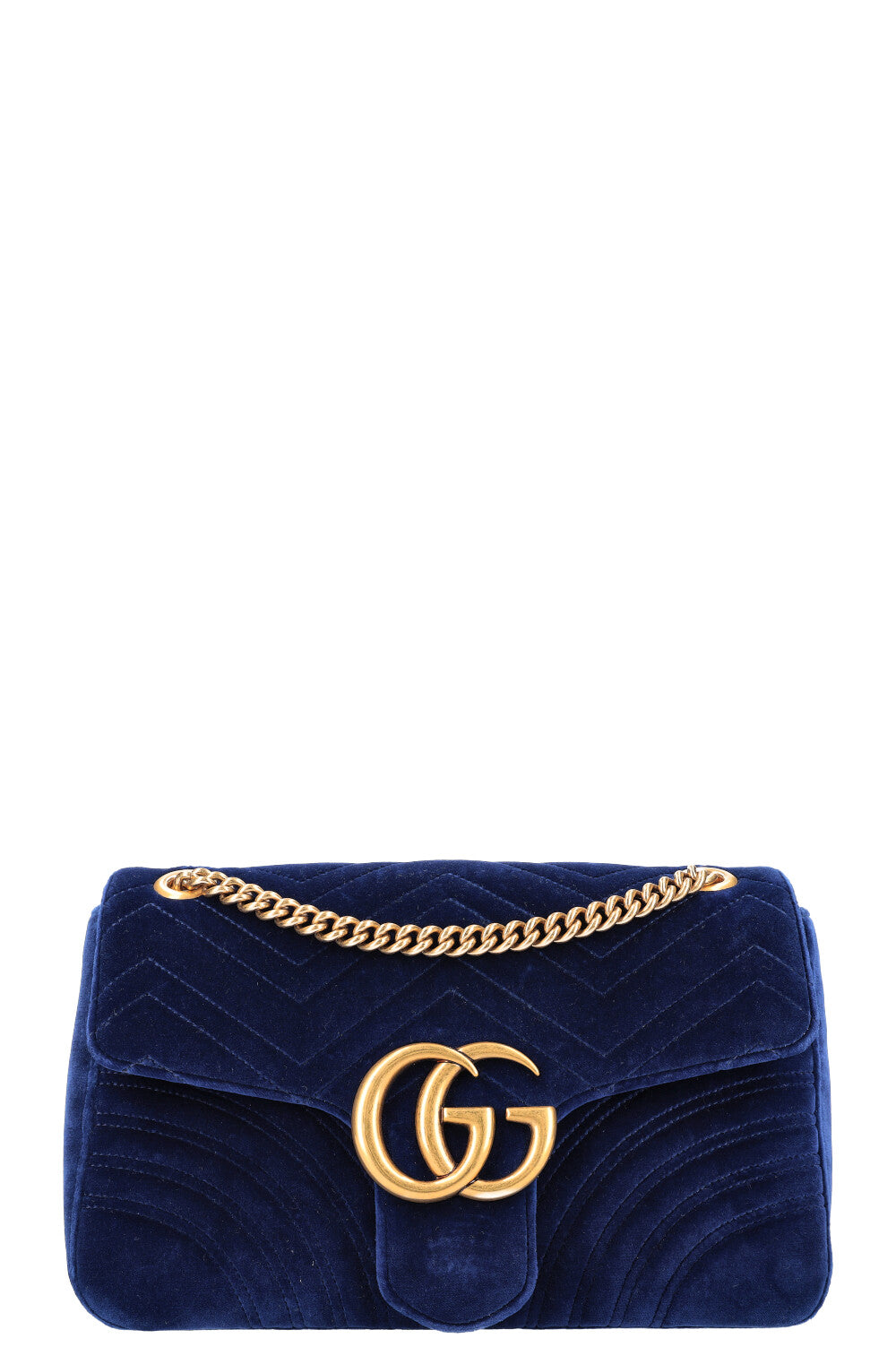 Gucci Marmont Velvet Blau 