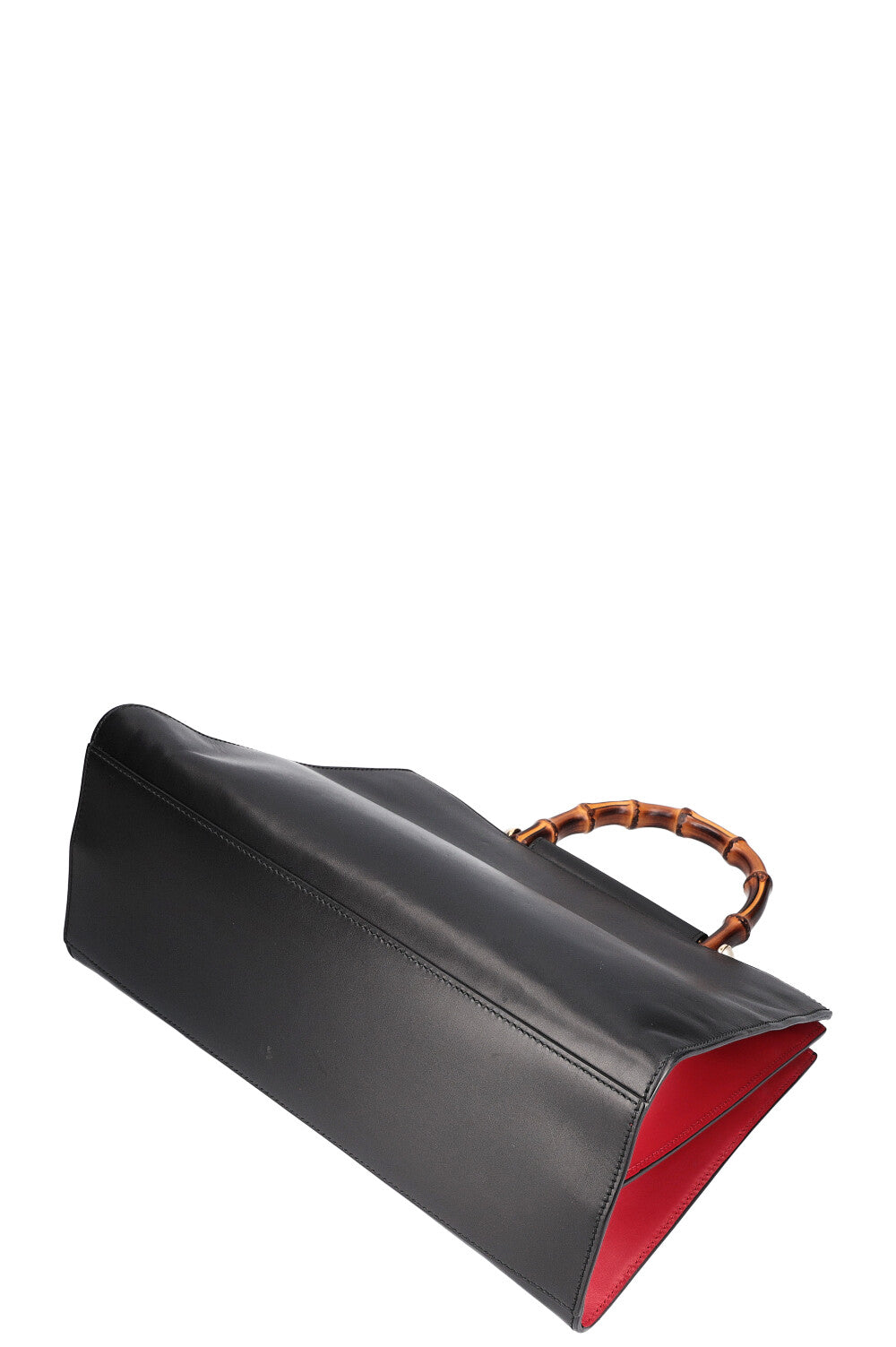 GUCCI Bamboo Nymphaea Two Way Bag Black REAWAKE