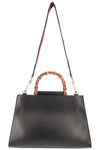 GUCCI Bamboo Nymphaea Two Way Bag Black
