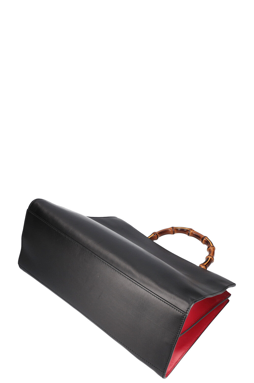 GUCCI Bamboo Nymphaea Two Way Bag Black REAWAKE