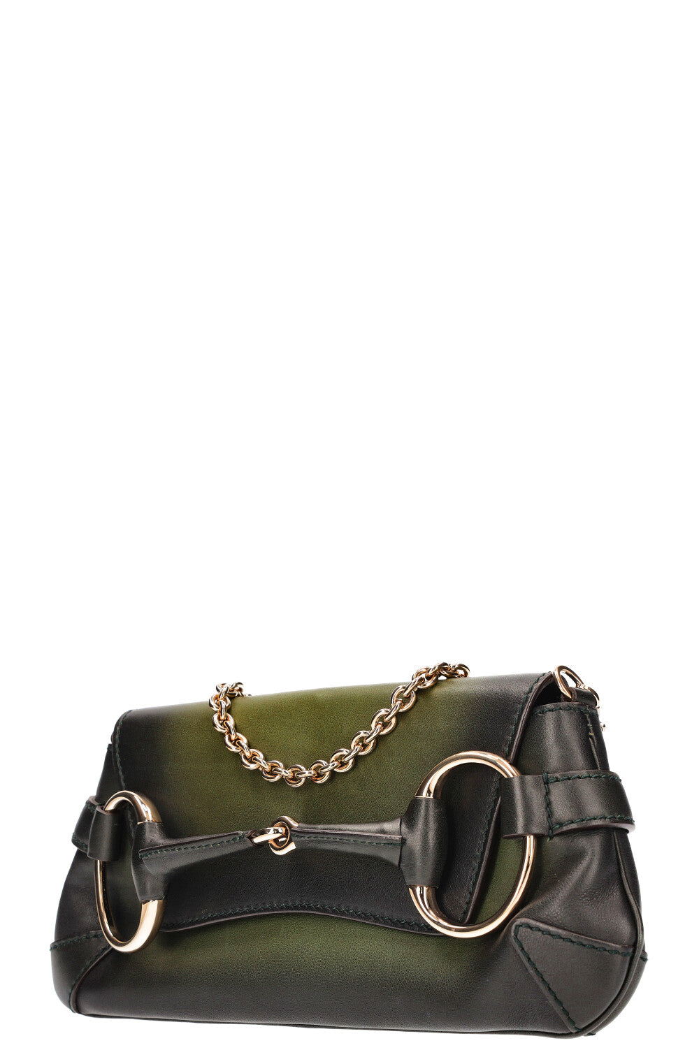 Gucci green clutch deals