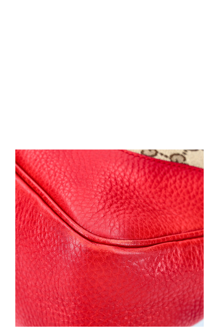 GUCCI Sac Diana Bambou GG Toile Rouge