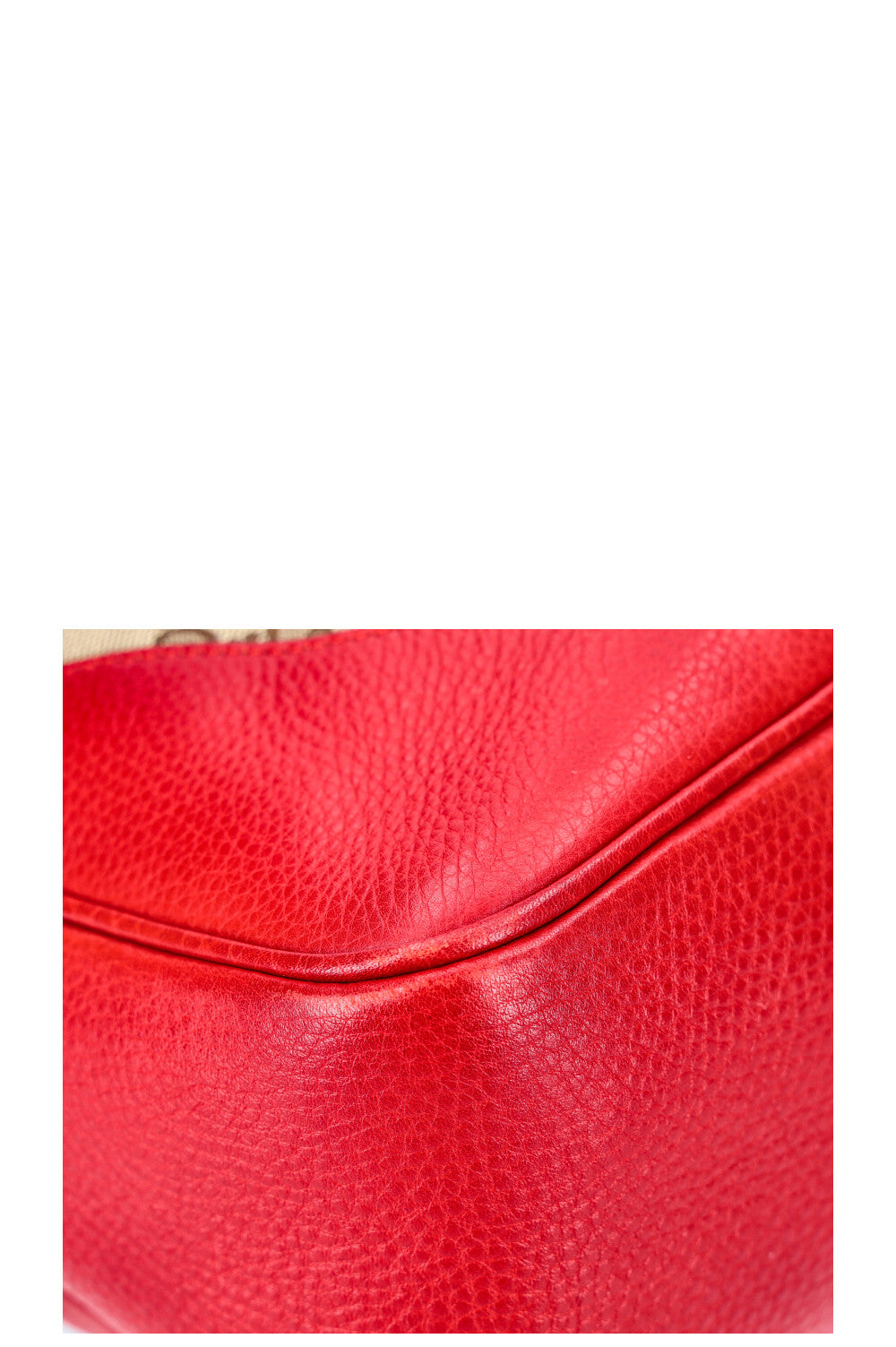 GUCCI Diana Bamboo Bag GG Canvas Red