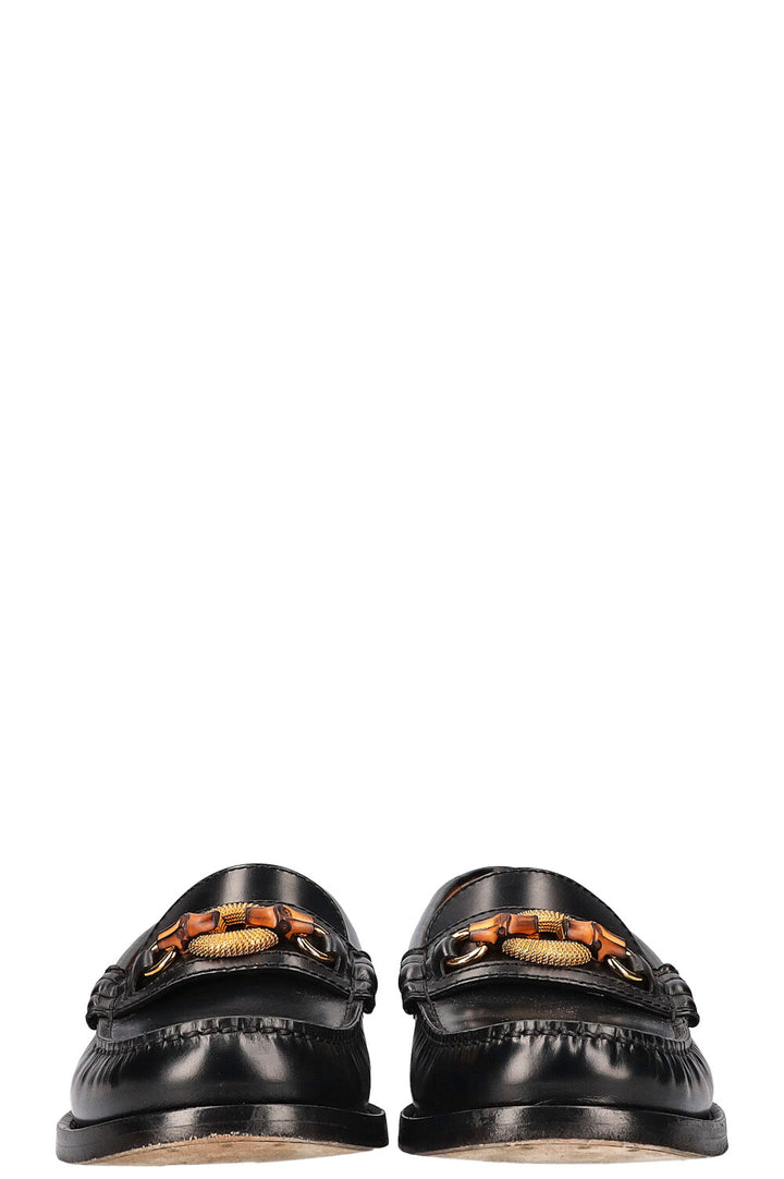 Mocassins à mors en bambou GUCCI Noir