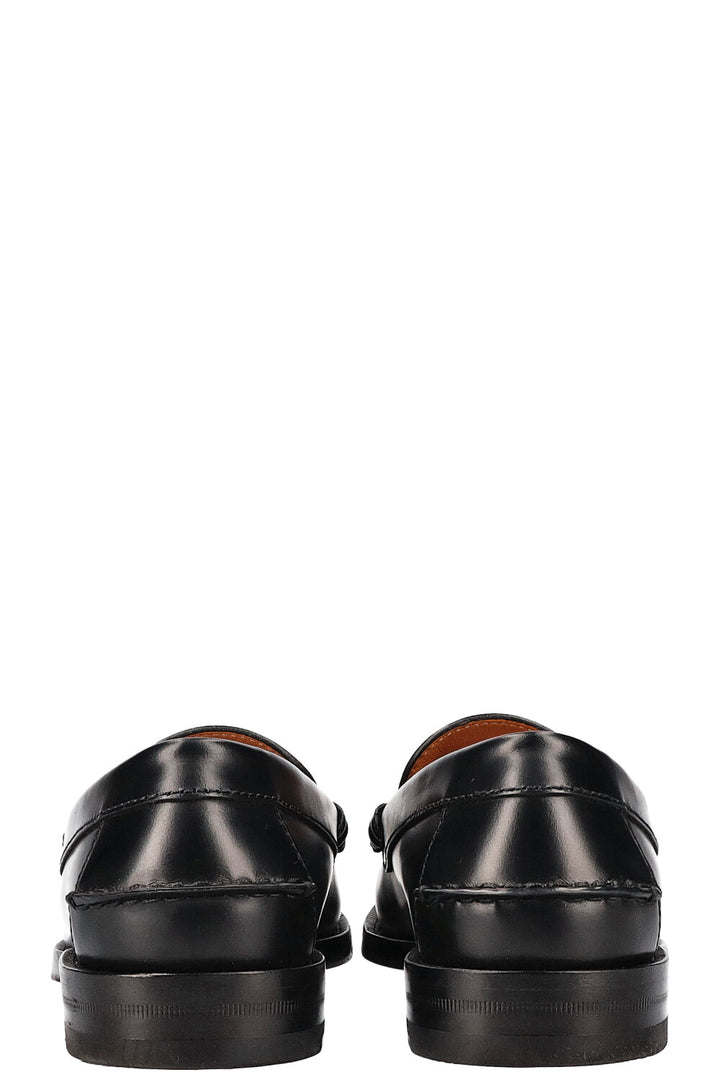 Mocassins à mors en bambou GUCCI Noir