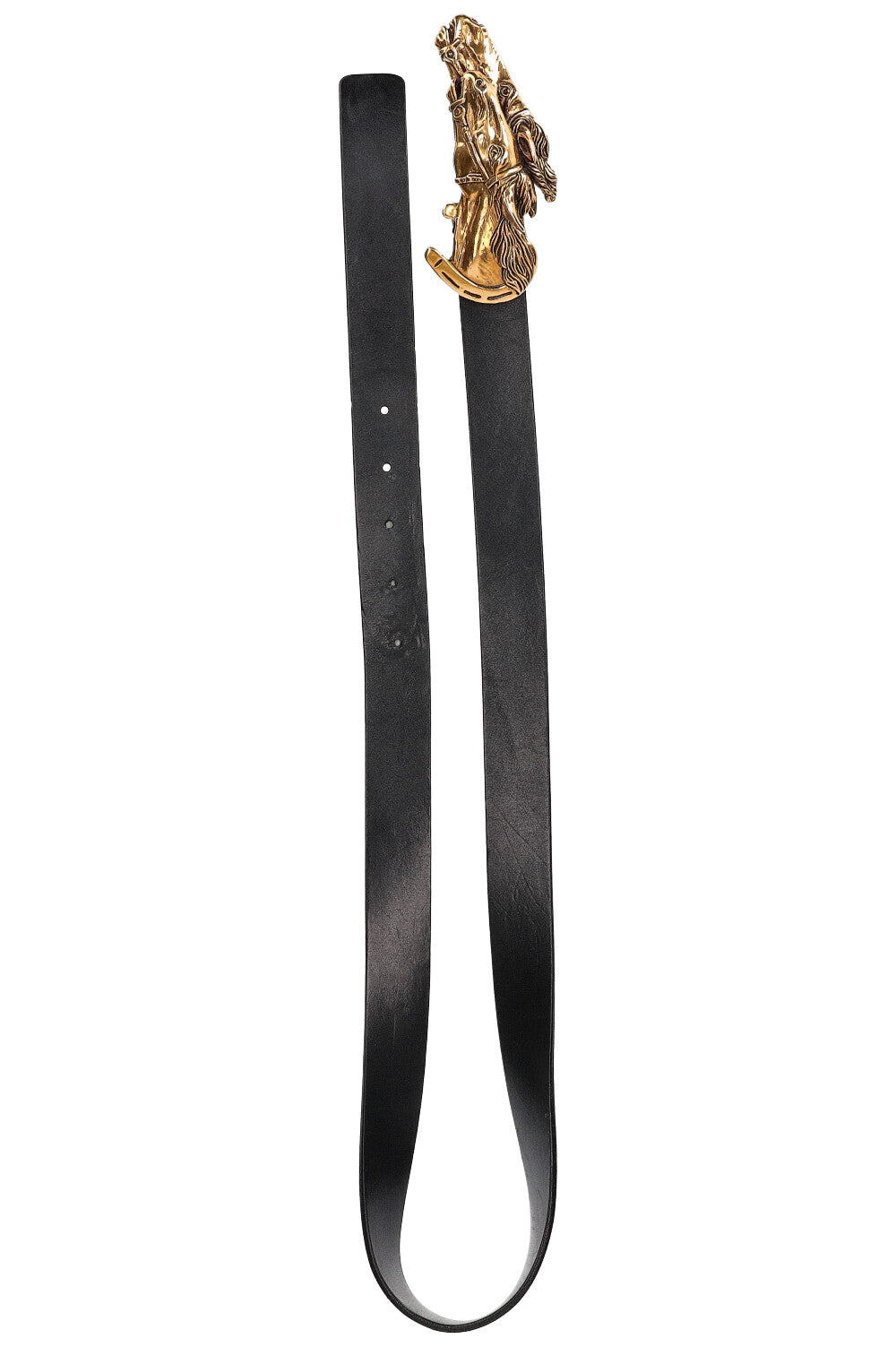 GUCCI Double Horse Belt Black