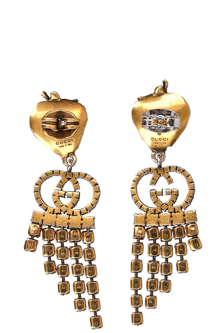 GUCCI Earrings GG Strawberry Drop