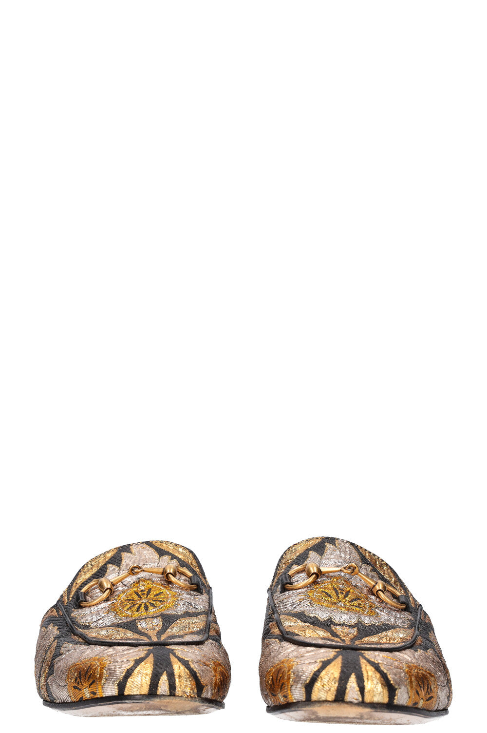 GUCCI Princetown loafers metallic