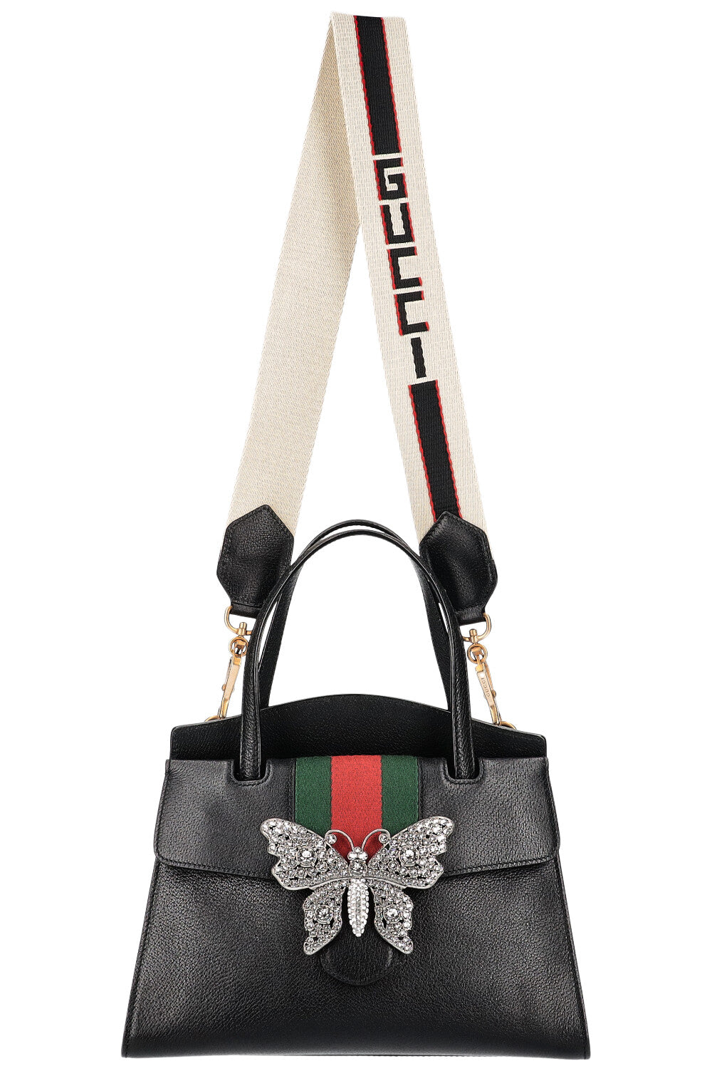 GUCCI Totem Top Handle Bag Medium Black