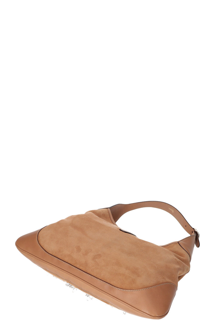 GUCCI Jackie Bag Limitied Edtion Beige Suede