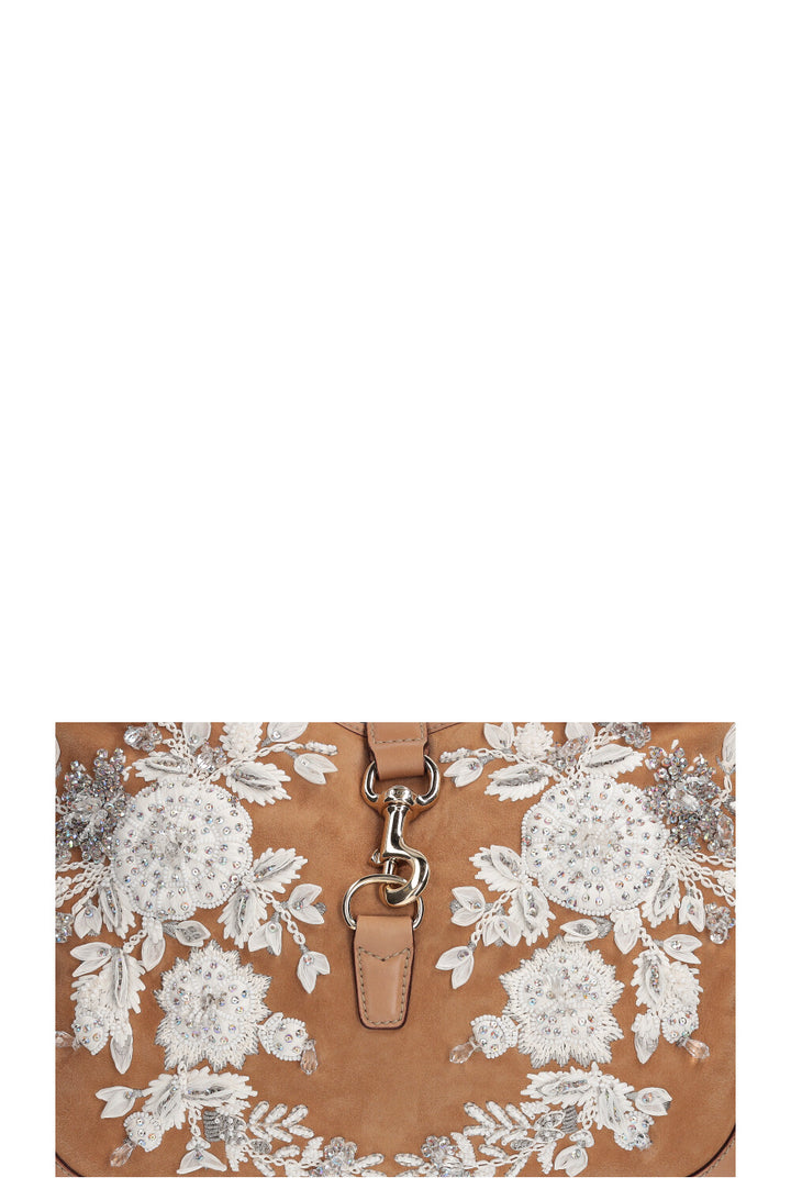 GUCCI Jackie Bag Limitied Edtion Beige Suede