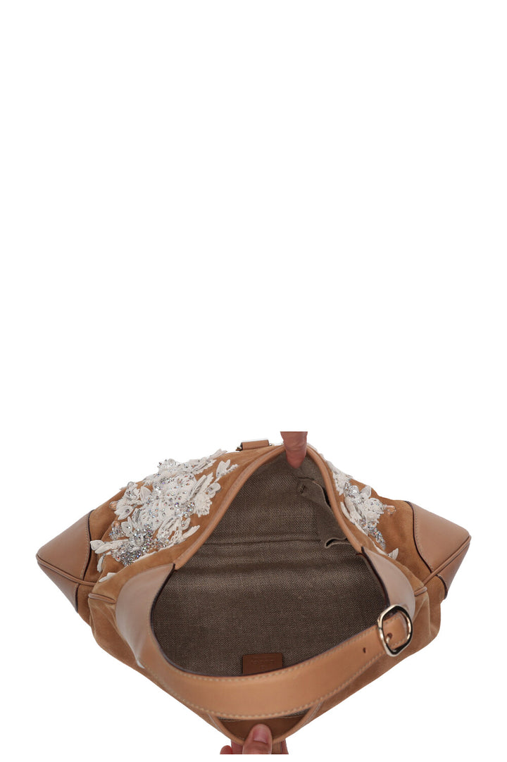 GUCCI Jackie Bag Limitied Edtion Beige Suede