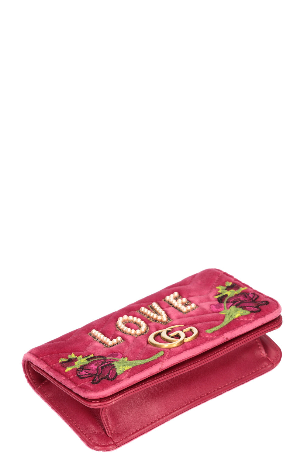 Gucci velvet top love bag