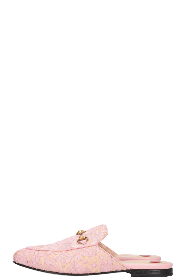 GUCCI Princeton Flats Lace Pink