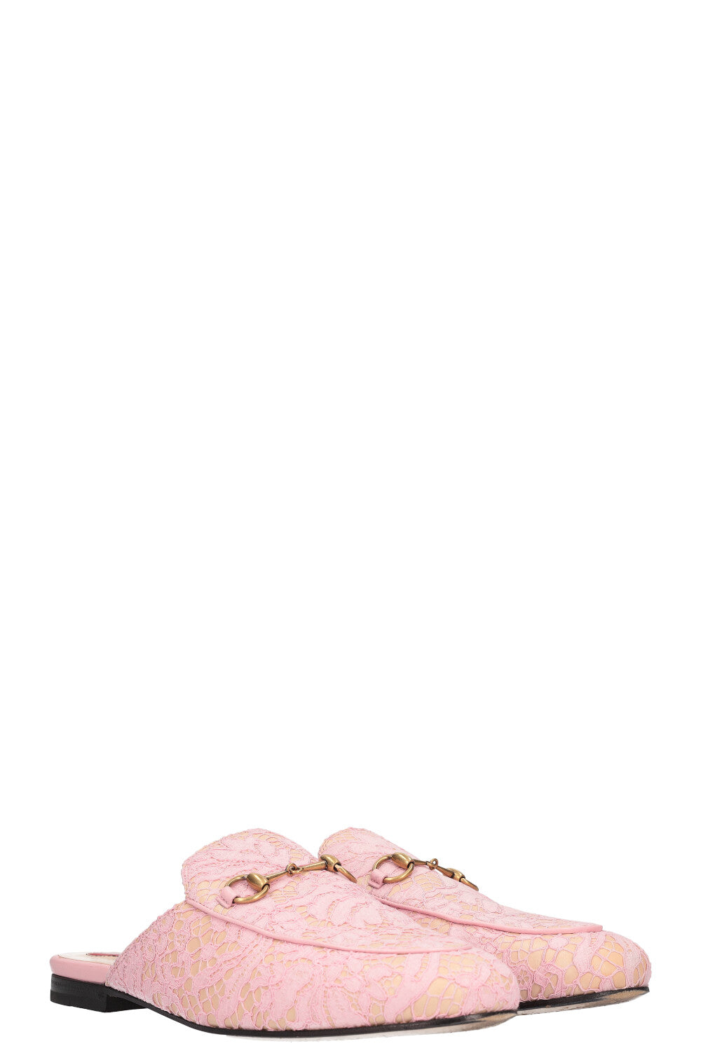 GUCCI Princeton Flats Lace Pink