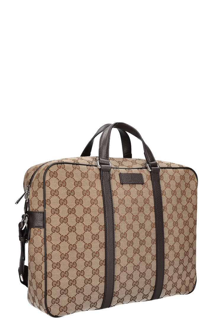 GUCCI Briefcase GG Canvas