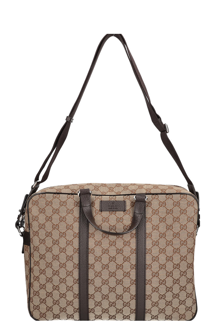 GUCCI Briefcase GG Canvas