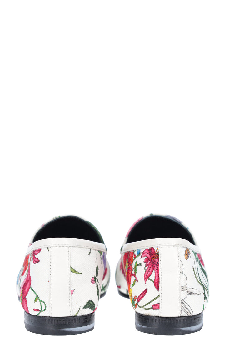 GUCCI Jordaan Flats Canvas Flora