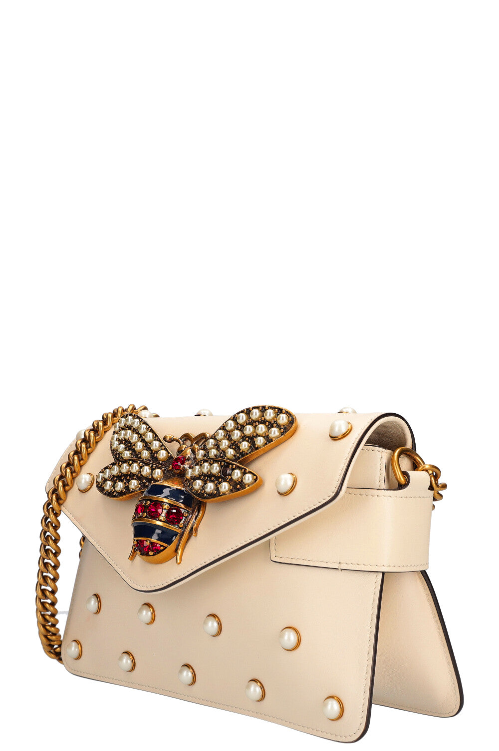 GUCCI Pearl Studded Broadway Bag Mini