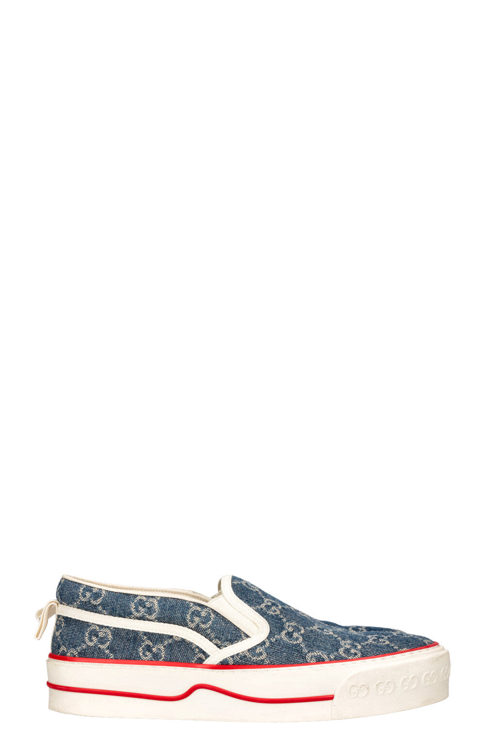 GUCCI Tennis 1977 Slip-On Sneakers Denim