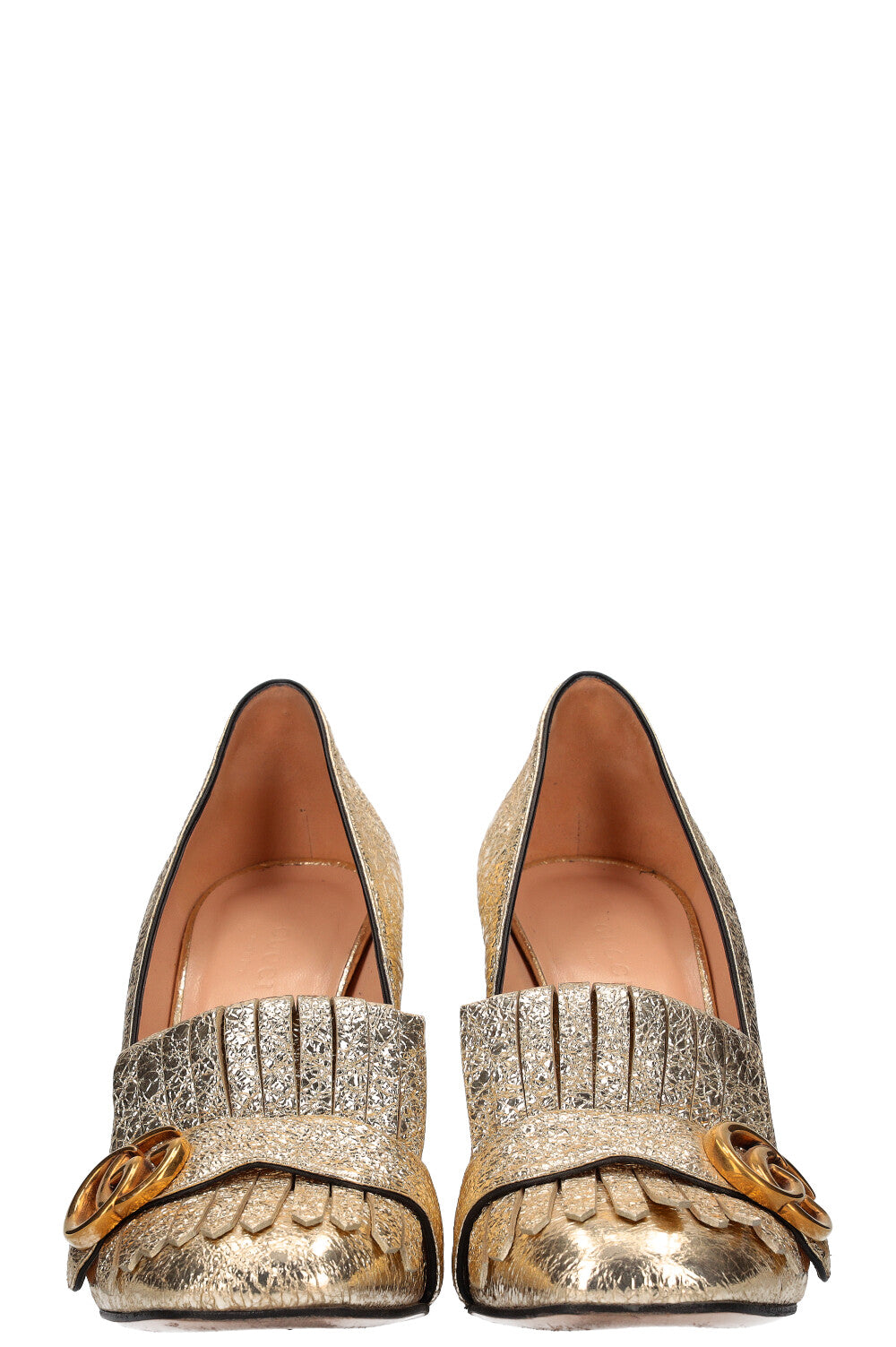 GUCCI Marmont Pumps Gold REAWAKE