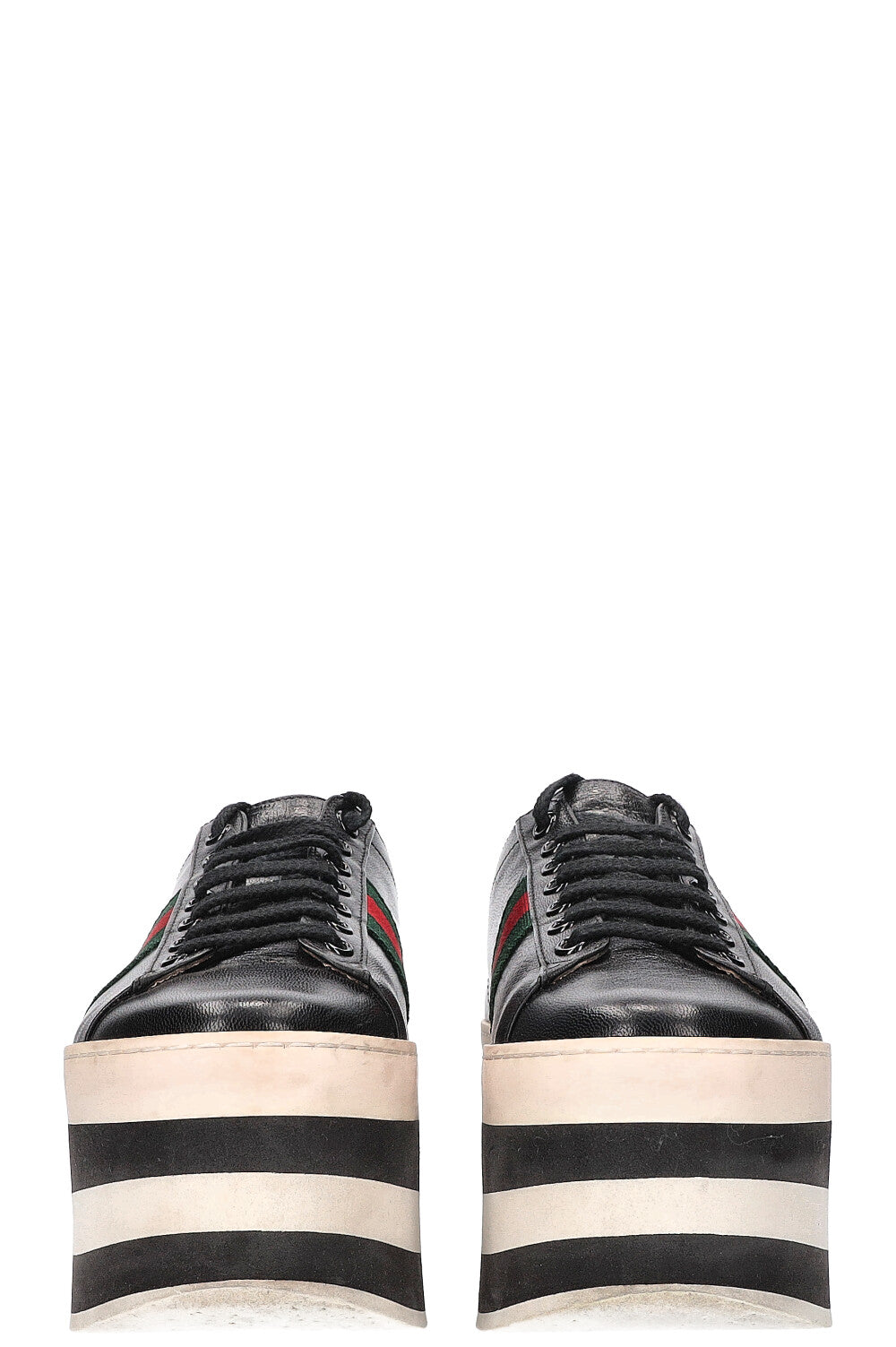 GUCCI Peggy Sneakers Black White