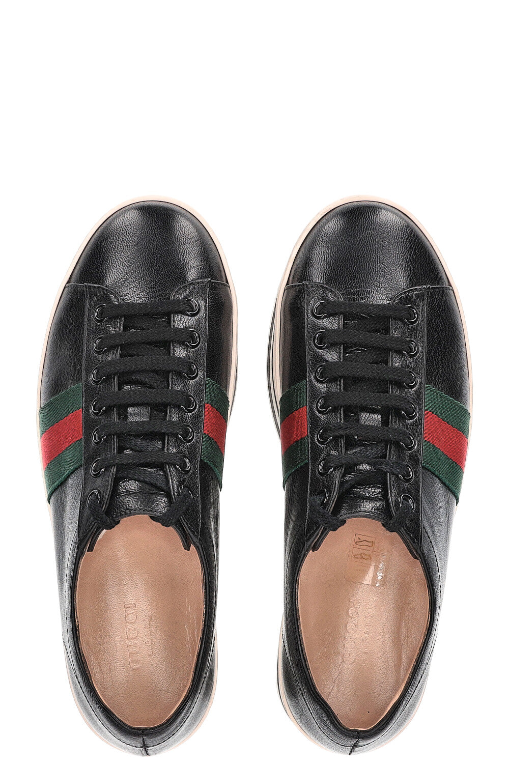 GUCCI Baskets Peggy Noir Blanc