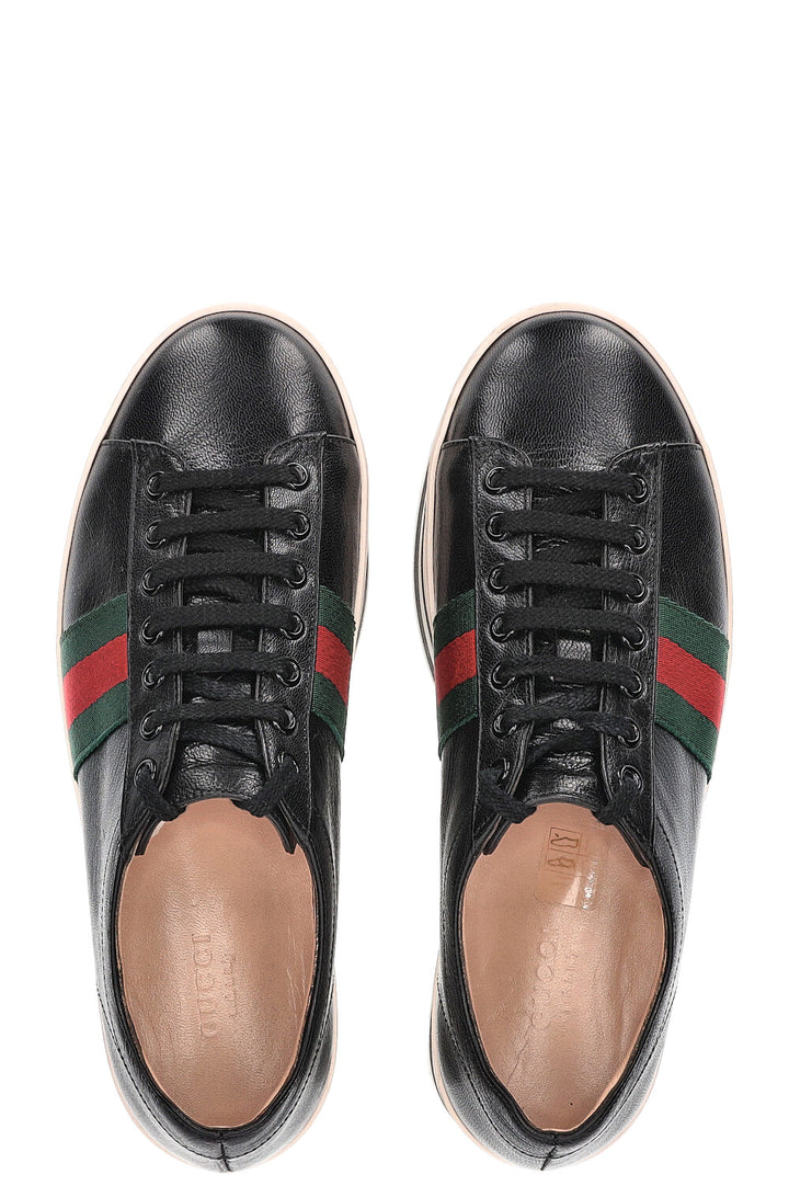 GUCCI Baskets Peggy Noir Blanc