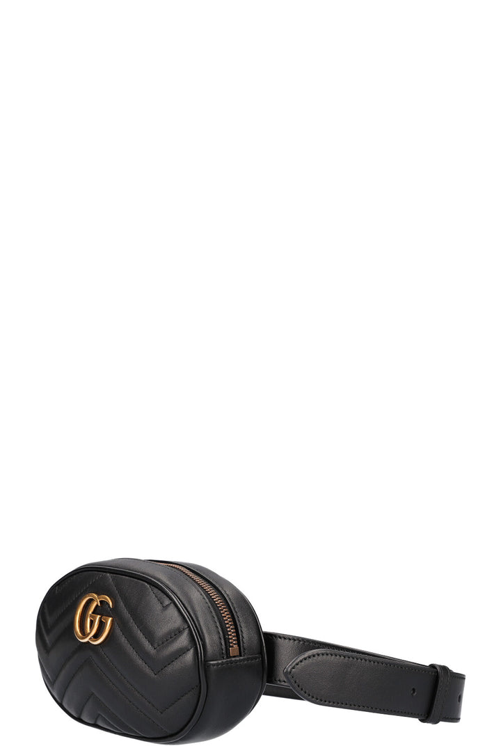 GUCCI GG Marmont Sac Ceinture Petit Noir