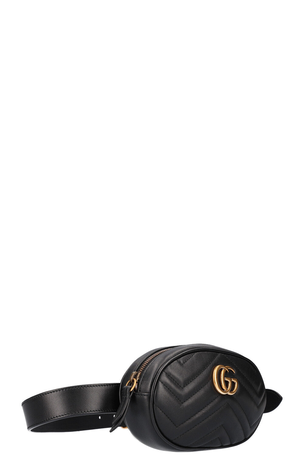 GUCCI GG Marmont Sac Ceinture Petit Noir