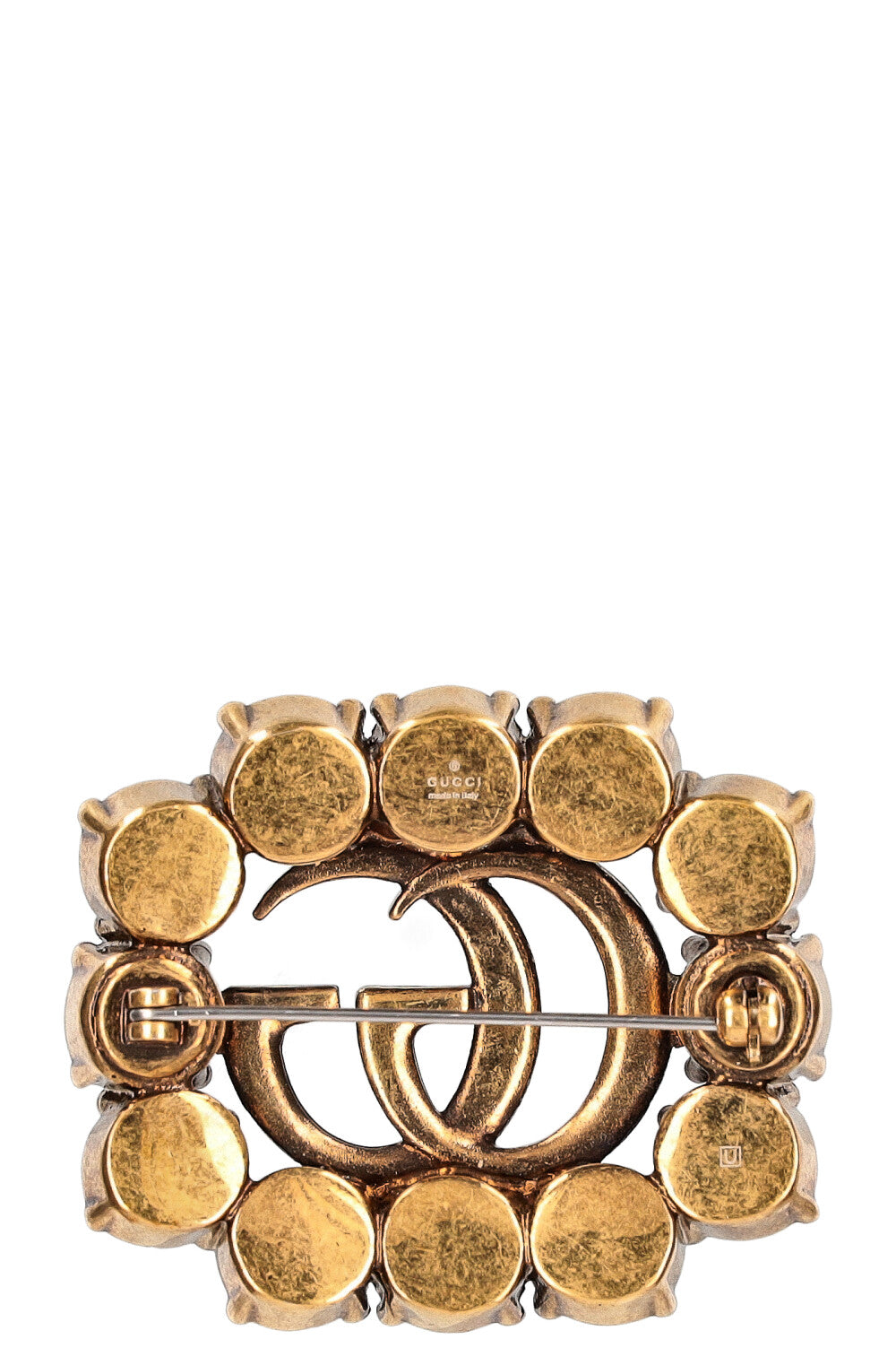 GUCCI Double G Brooch Crystals – REAWAKE display picture 1