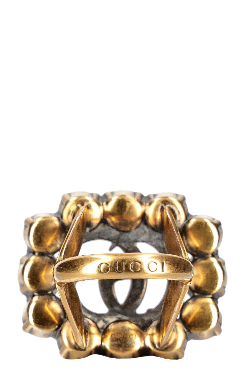 GUCCI Double G Ring Crystals REAWAKE