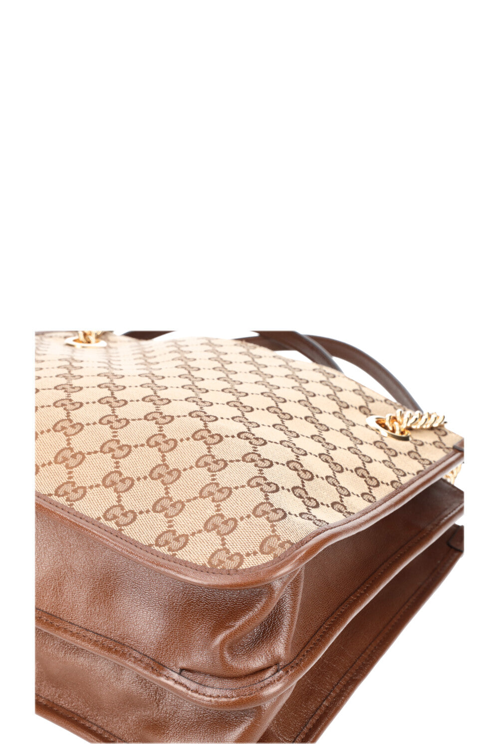 GUCCI Large Horsebit 1955 Tote Bag GG Canvas