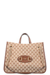 GUCCI Large Horsebit 1955 Tote Bag GG Canvas