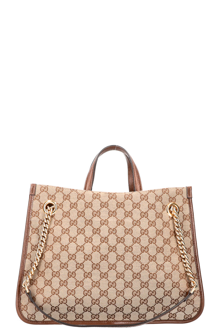 GUCCI Large Horsebit 1955 Tote Bag GG Canvas