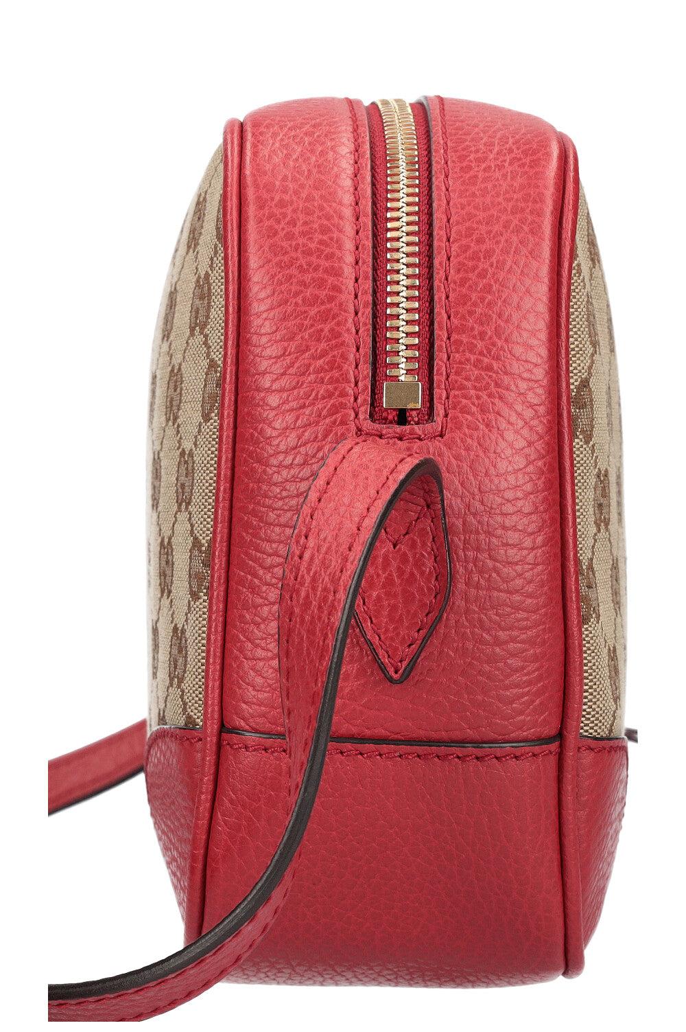 GUCCI Bree Disco Bag Canvas Red