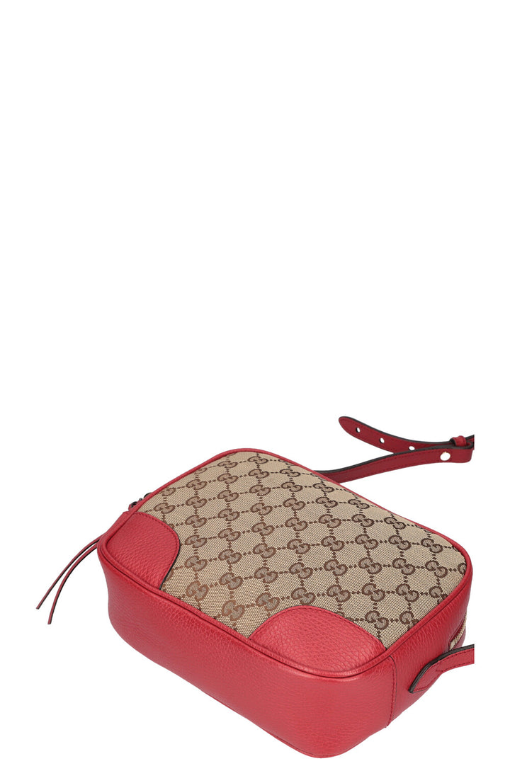 GUCCI Bree Disco Bag Canvas Red