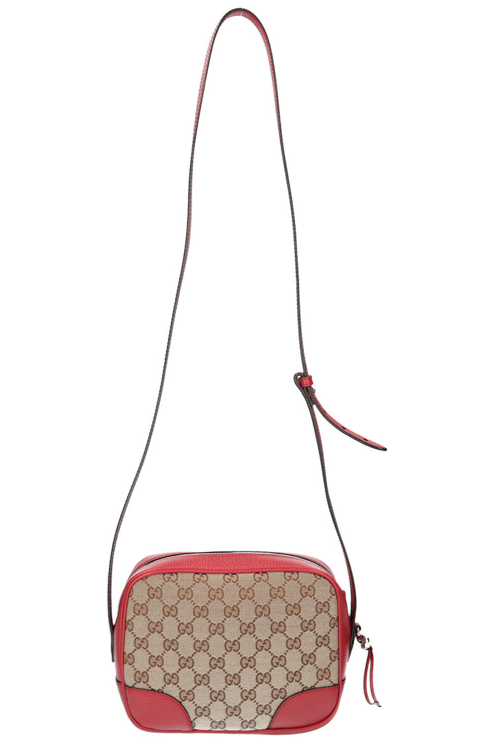 GUCCI Bree Disco Bag Canvas Red